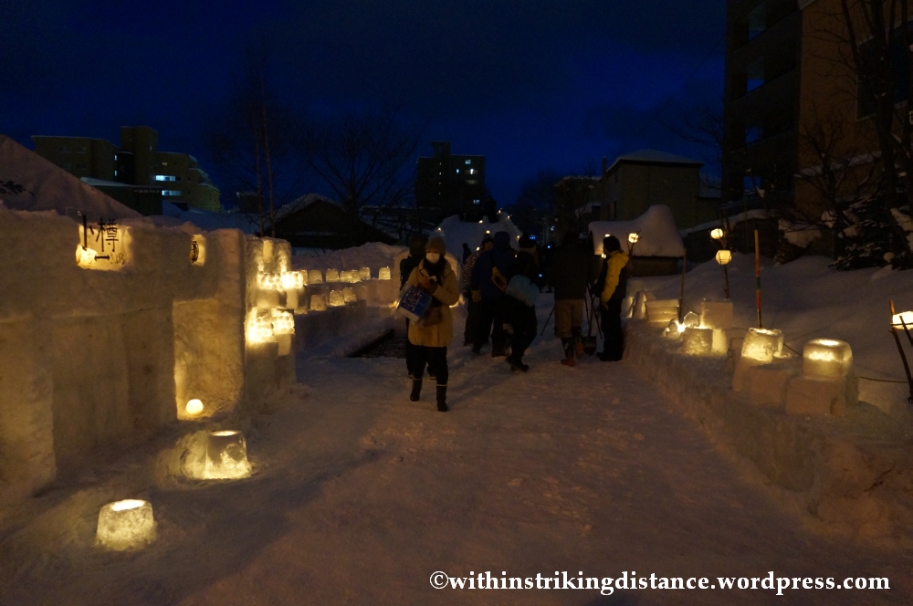 07Feb14 Otaru Snow Light Path 001