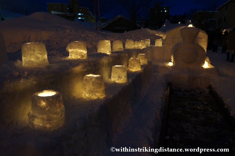 07Feb14 Otaru Snow Light Path 002