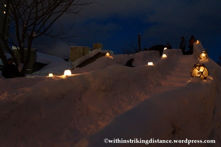07Feb14 Otaru Snow Light Path 003