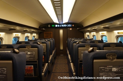 12Feb14 N700 Series Shinkansen Green Car 003