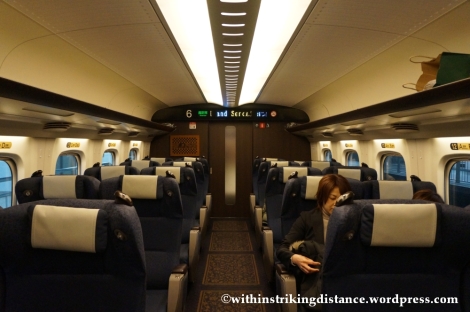 12Feb14 N700 Series Shinkansen Green Car 007