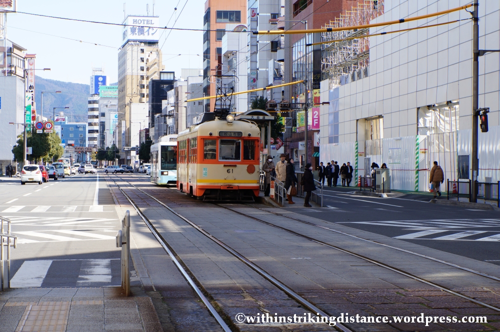 12Feb14 Iyotetsu Tram Okaido Matsuyama Ehime Shikoku Japan 001