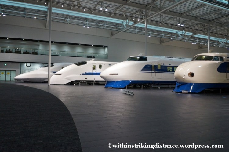14Feb14 700 300 100 0 Series Shinkansen Train SCMaglev and Railway Park Nagoya Japan 030