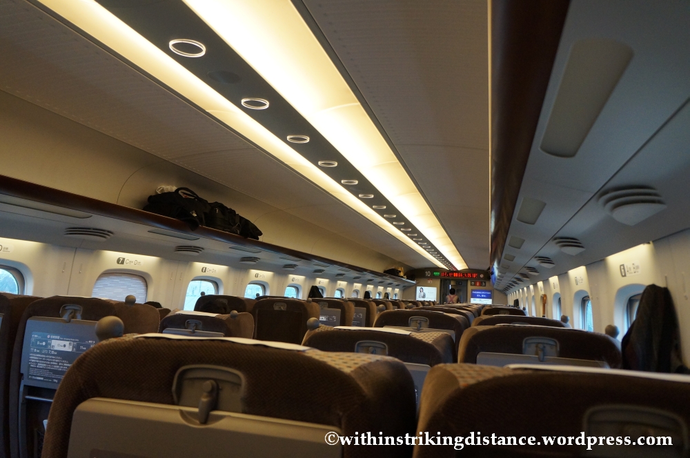 14Feb14 N700 Series Shinkansen Green Car Train Japan 003