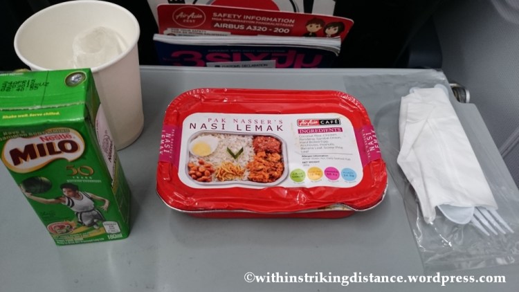 13Dec14 010 Nasi Lemak Inflight Meal Economy Class Air Asia Zest Z2 85 Seoul Incheon Manila
