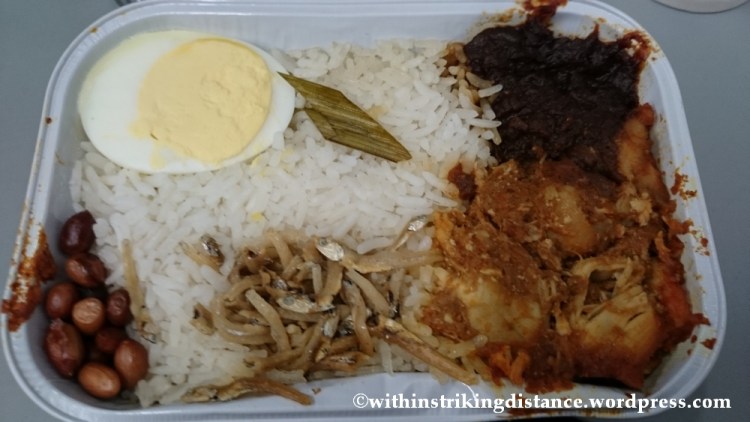 13Dec14 012 Nasi Lemak Inflight Meal Economy Class Air Asia Zest Z2 85 Seoul Incheon Manila
