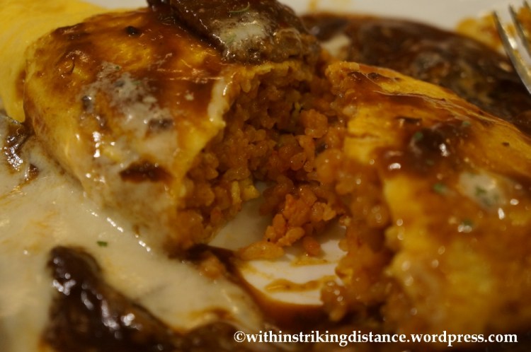 22Nov14 002 Omurice Kyoto Kansai Japan