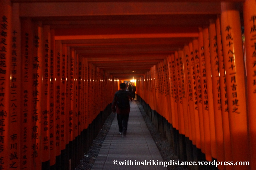 22Nov14 005 Fushimi Inari Taisha Torii Kyoto Kansai Japan