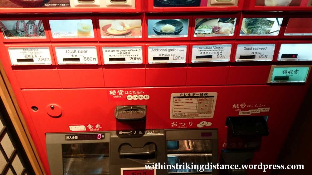 23Nov14 008 Ichiran Ramen Dotombori Osaka Kansai Japan