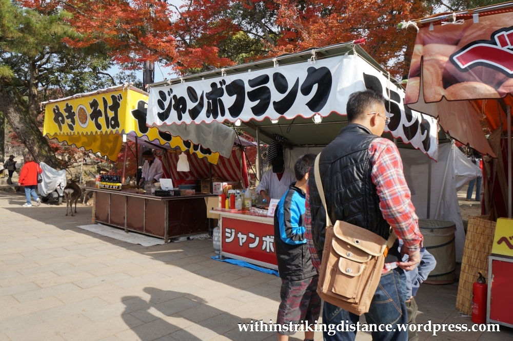 24Nov14 007 Food Stalls Nara Japan