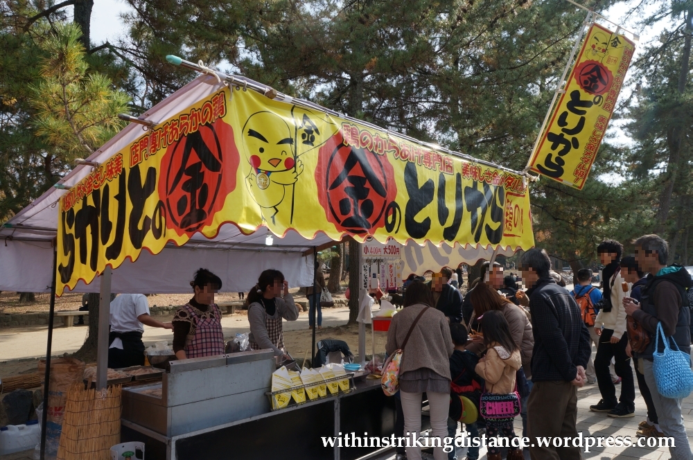 24Nov14 008 Karaage Food Stalls Nara Japan