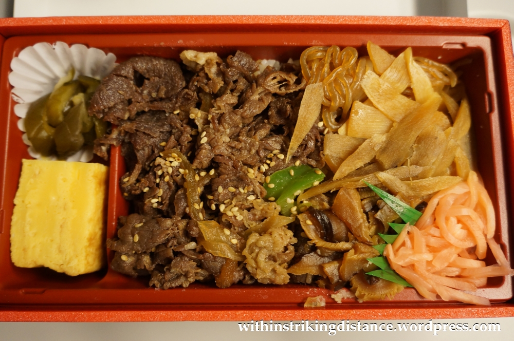 25Nov14 005 Beef Sukiyaki Bento Japan