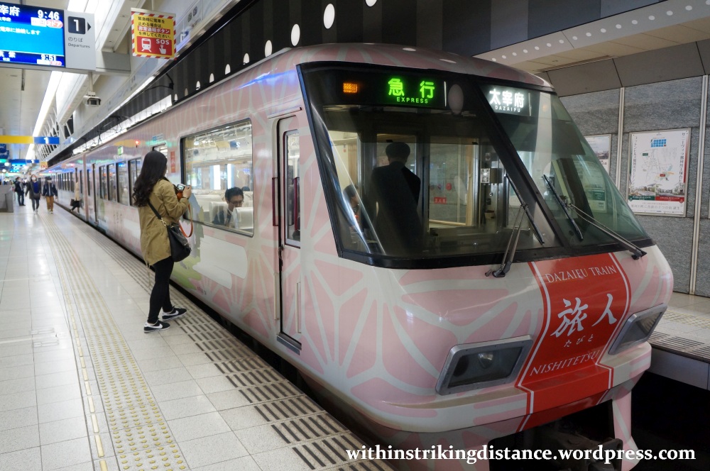 24Mar15 003 Nishitetsu Tenjin Omuta Line 8000 series EMU Tabito train