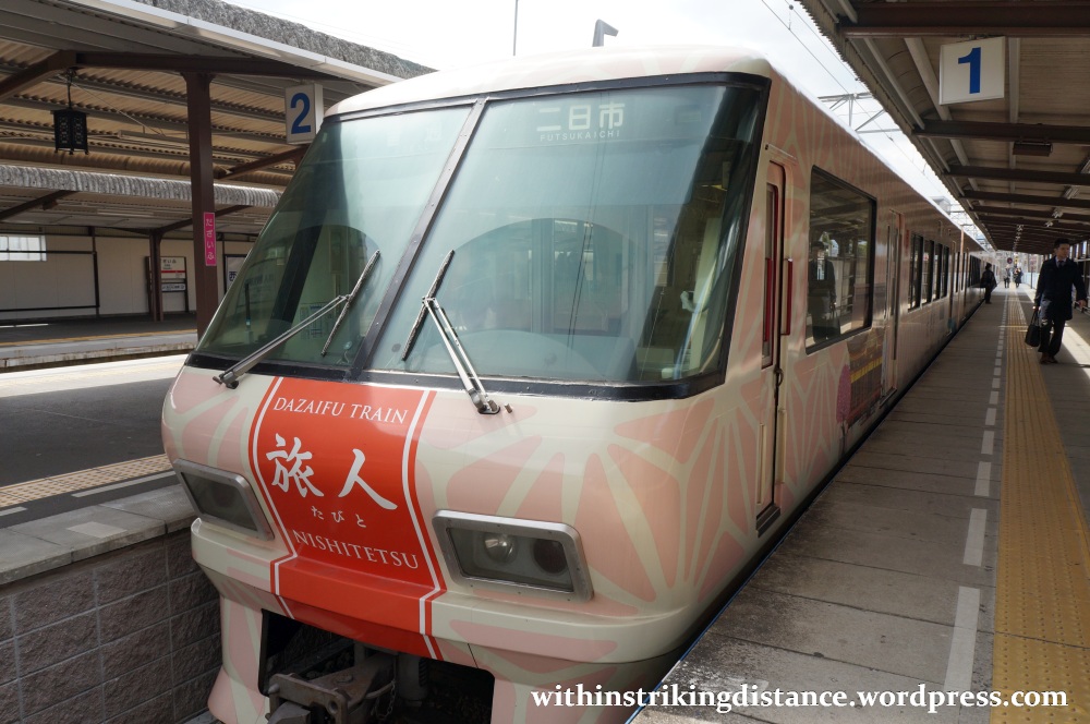 24Mar15 008 Nishitetsu Tenjin Omuta Line 8000 series EMU Tabito train