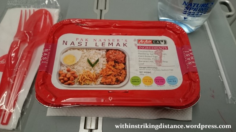 09Feb16 010 AirAsia Flight Z2 85 ICN MNL Meal Pak Nasser Nasi Lemak