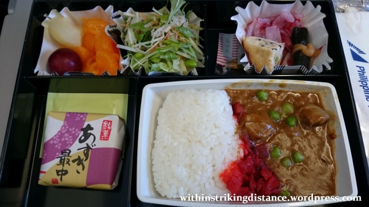 15Mar16 001 Philippine Airlines Flight PR 431 NRT MNL Tokyo Manila Economy Class Meal