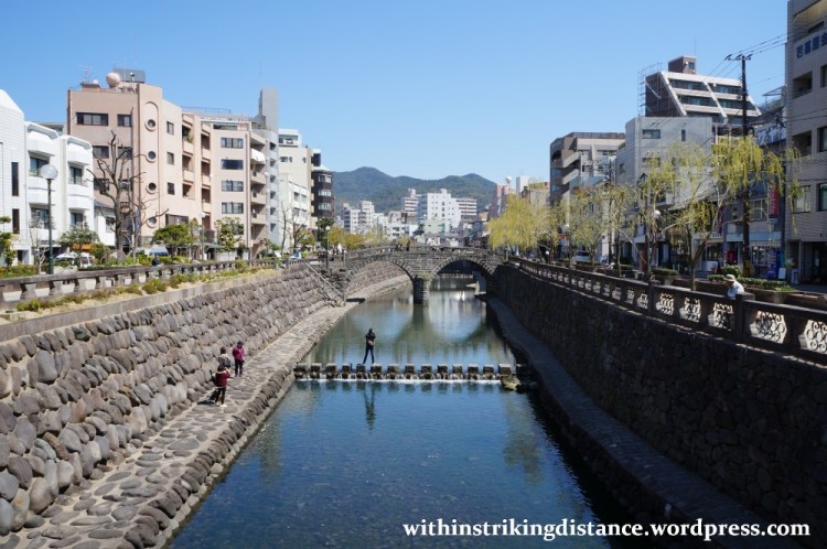 26Mar15 006 Japan Kyushu Nagasaki Nakashima River Meganebashi Spectacles Bridge