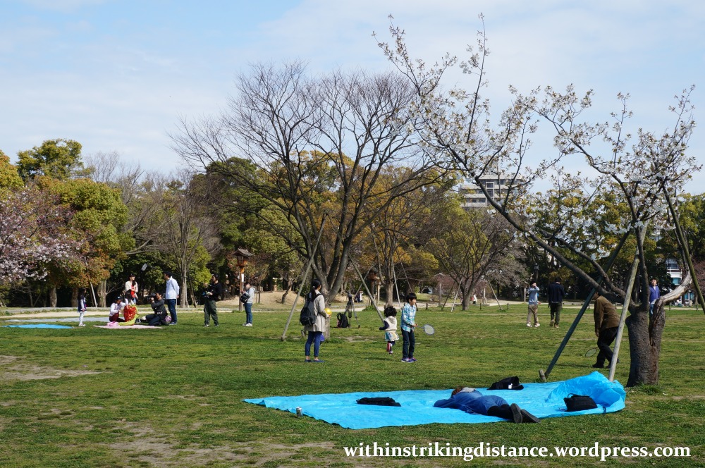 28Mar15 019 Japan Kyushu Fukuoka Castle Maizuru Ohori Park Sakura Cherry Blossom