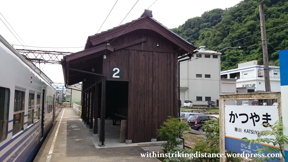 30Jun15 004 Japan Honshu Fukui Katsuyama Station Eiheiji Line Echizen Railway