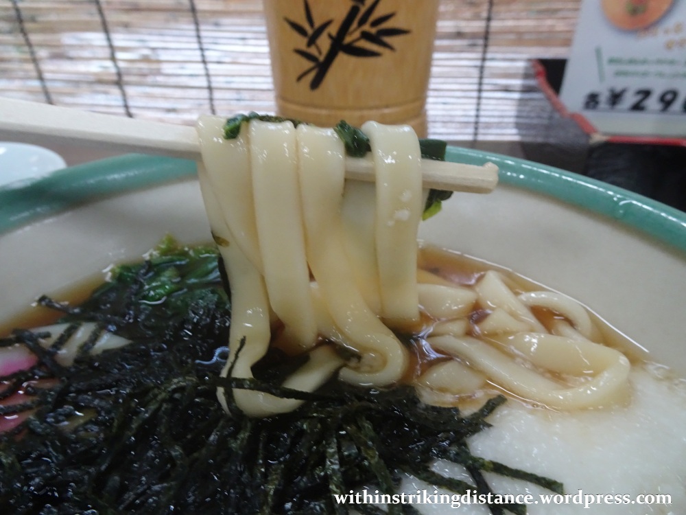 04Jun16 002 Japan Honshu Nagoya Atsuta Shrine Miya Kishimen Tororo Noodles Dinner