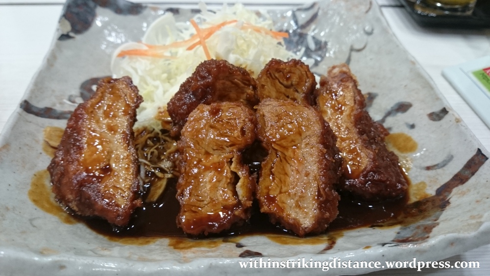 05Jun16 001 Japan Honshu Nagoya Yabaton Miso Katsu Dinner