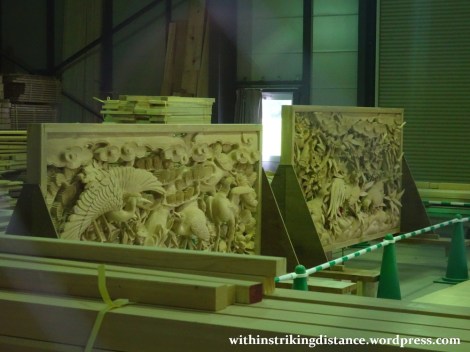 06Jun16 031 Japan Honshu Nagoya Castle Honmaru Palace Workshop Jorakuden Screen