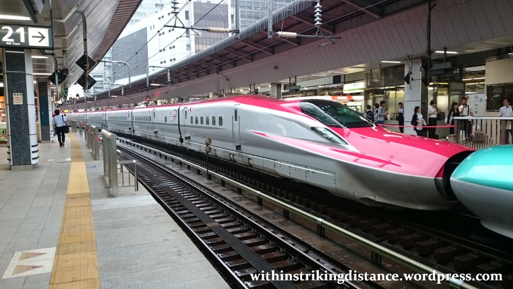 03Jul15 002 Tokyo Station JR East Tohoku Akita Shinkansen E6 Series Bullet Train