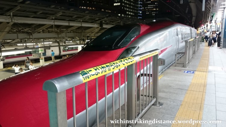 03Jul15 005 Ichinoseki Tokyo JR East Tohoku Shinkansen Hayabusa 104 E6 Series Train